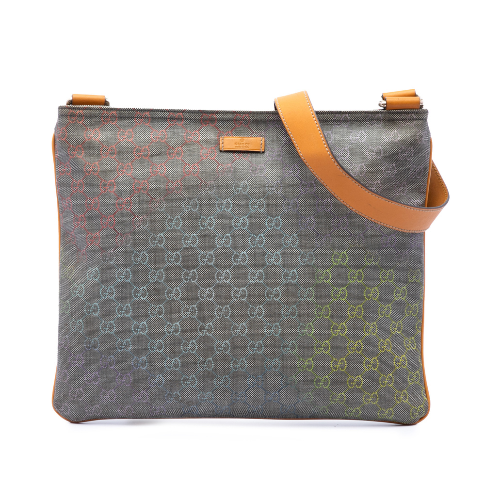 Pre-Loved Gucci Multicolor GG Supreme Crossbody